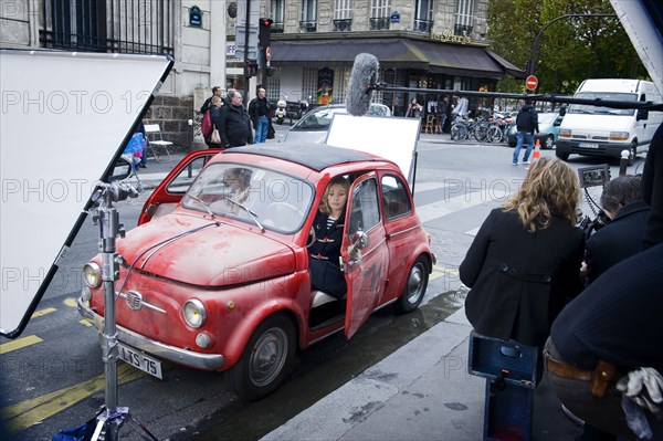 On the set of the movie "Je vais te manquer ", by Amanda Sthers.