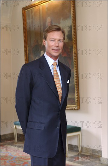 04/18/2004. EXCLUSIVE. Grand Duchy of Luxembourg family: gathers for the birthday of Grand Duke Henri and son Prince Sebastien.