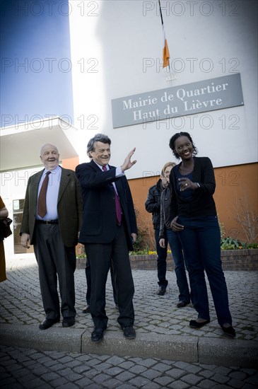 Jean Louis Borloo et Rama Yade à Nancy