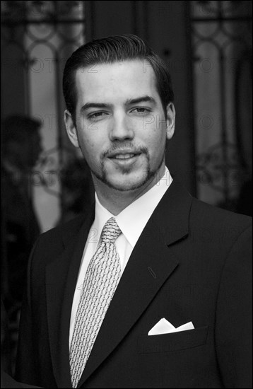 04/18/2004. EXCLUSIVE. Grand Duchy of Luxembourg family: gathers for the birthday of Grand Duke Henri and son Prince Sebastien.