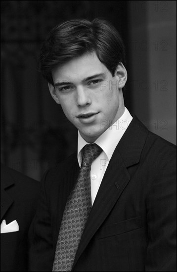 04/18/2004. EXCLUSIVE. Grand Duchy of Luxembourg family: gathers for the birthday of Grand Duke Henri and son Prince Sebastien.