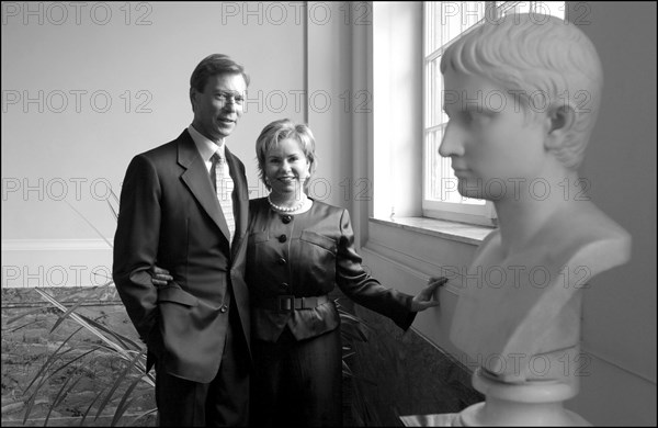 04/18/2004. EXCLUSIVE. Grand Duchy of Luxembourg family: gathers for the birthday of Grand Duke Henri and son Prince Sebastien.