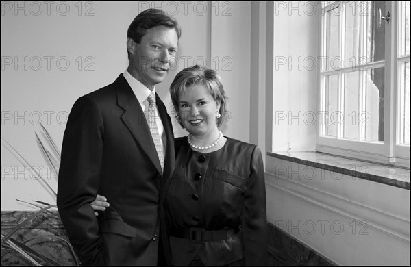 04/18/2004. EXCLUSIVE. Grand Duchy of Luxembourg family: gathers for the birthday of Grand Duke Henri and son Prince Sebastien.