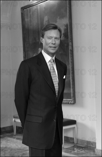 04/18/2004. EXCLUSIVE. Grand Duchy of Luxembourg family: gathers for the birthday of Grand Duke Henri and son Prince Sebastien.