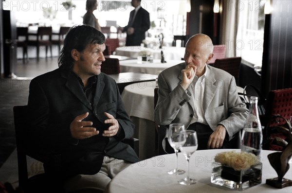 Emir Kusturica and Gilles Jacob