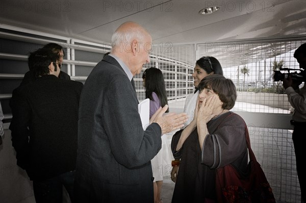 Gilles Jacob et Agnès Varda