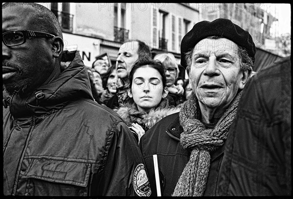 Gatherings under the slogan 'JE SUIS CHARLIE' in Paris on January 11, 2015