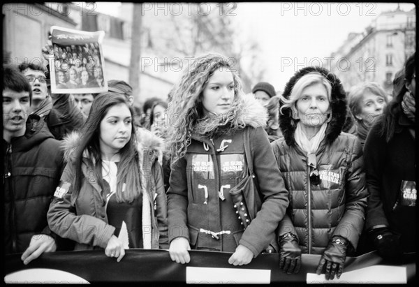 Gatherings under the slogan 'JE SUIS CHARLIE' in Paris on January 11, 2015