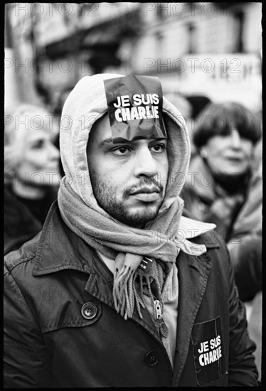 Gatherings under the slogan 'JE SUIS CHARLIE' in Paris on January 11, 2015