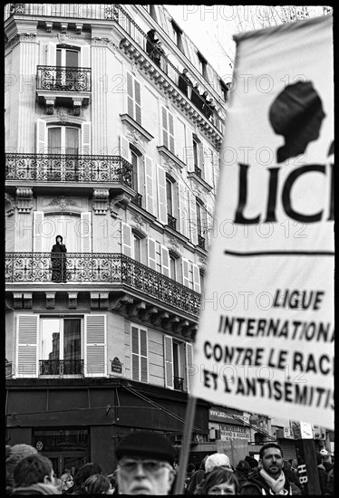 Gatherings under the slogan 'JE SUIS CHARLIE' in Paris on January 11, 2015