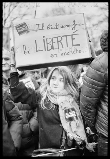 Manifestation "JE SUIS CHARLIE" à Paris le 11 janvier 2015