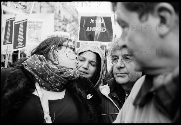 Gatherings under the slogan 'JE SUIS CHARLIE' in Paris on January 11, 2015