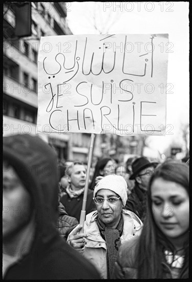 Manifestation "JE SUIS CHARLIE" à Paris le 11 janvier 2015