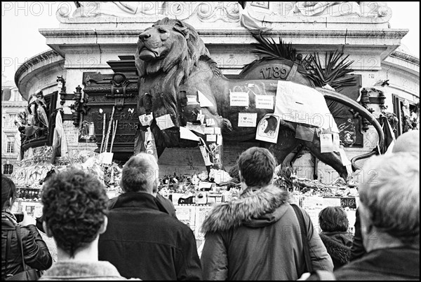 Tribute to Paris attacks victims, November 2015