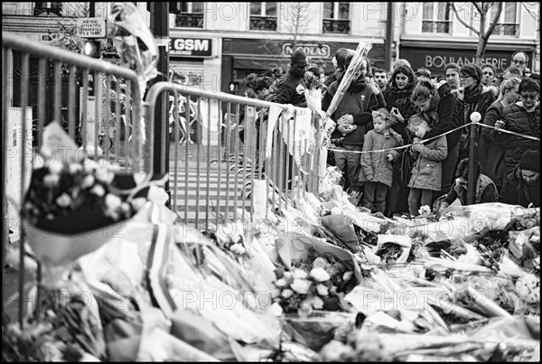 Tribute to Paris attacks victims, November 2015