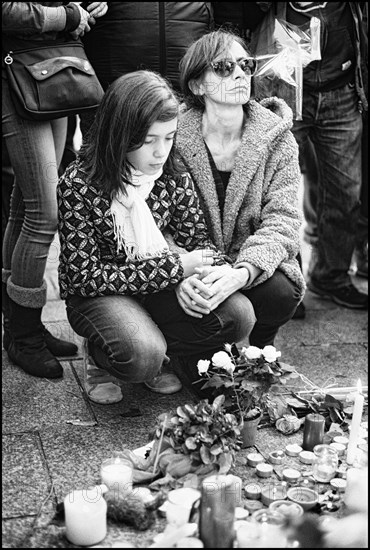 Tribute to Paris attacks victims, November 2015