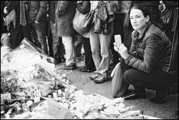 Tribute to Paris attacks victims, November 2015