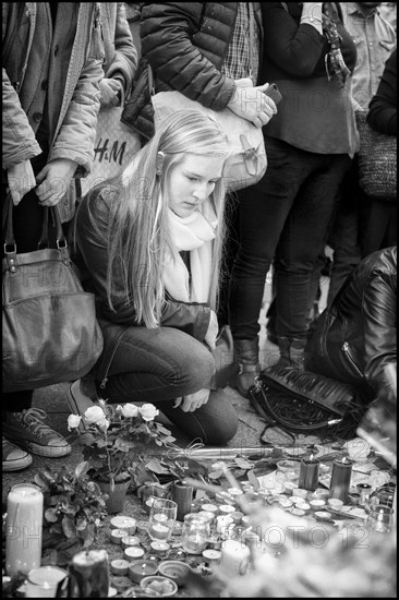 Tribute to Paris attacks victims, November 2015