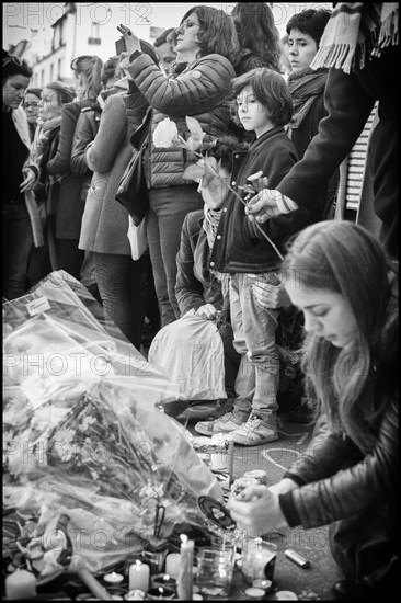 Tribute to Paris attacks victims, November 2015