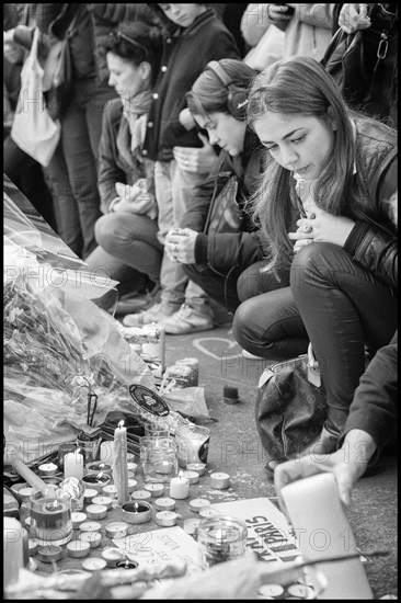 Tribute to Paris attacks victims, November 2015