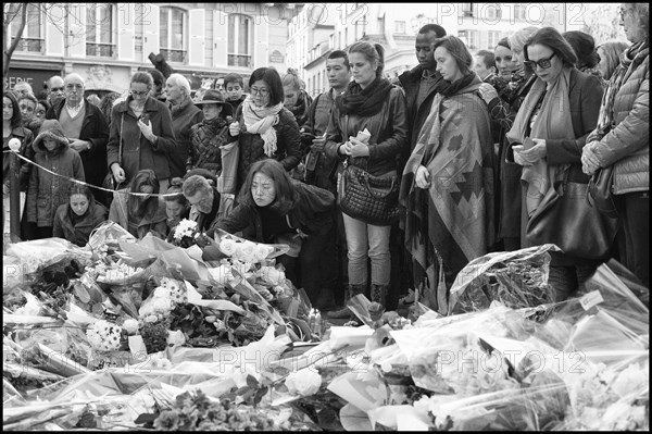 Tribute to Paris attacks victims, November 2015