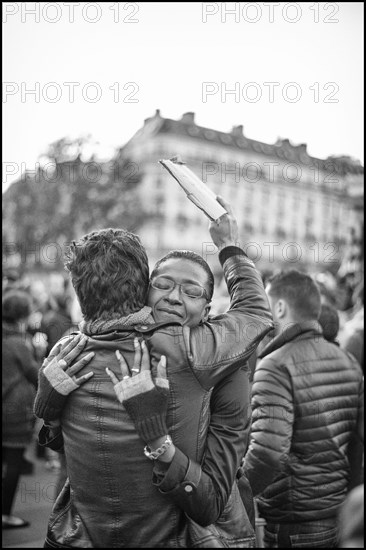 Hommage aux victimes des attentats du 13 novembre 2015 à Paris