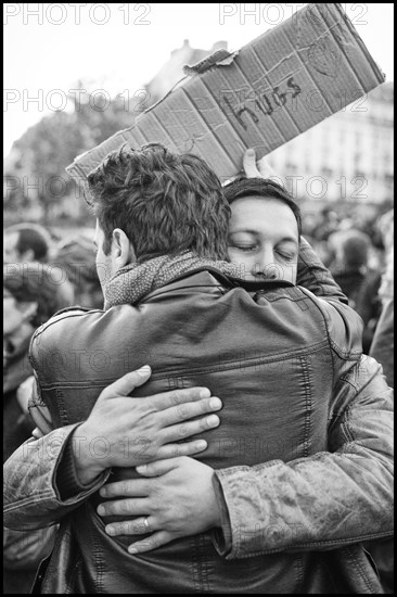 Tribute to Paris attacks victims, November 2015