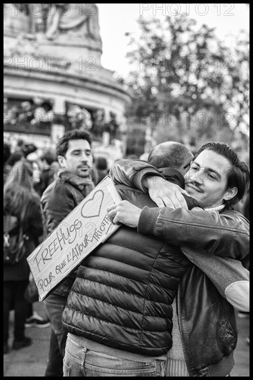 Tribute to Paris attacks victims, November 2015