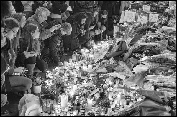 Tribute to Paris attacks victims, November 2015