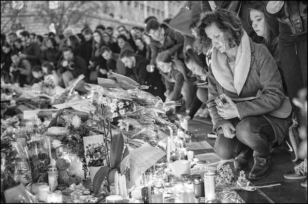 Tribute to Paris attacks victims, November 2015