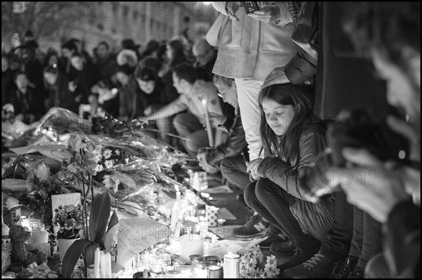 Tribute to Paris attacks victims, November 2015