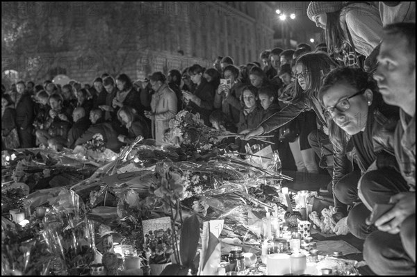 Tribute to Paris attacks victims, November 2015