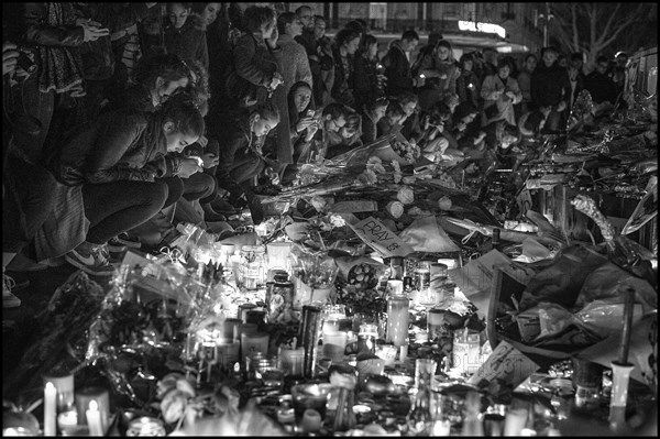 Tribute to Paris attacks victims, November 2015