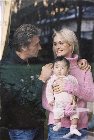 Johnny Hallyday, Laeticia et Jade