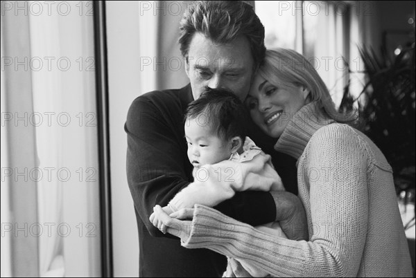 Johnny Hallyday, Laeticia et Jade