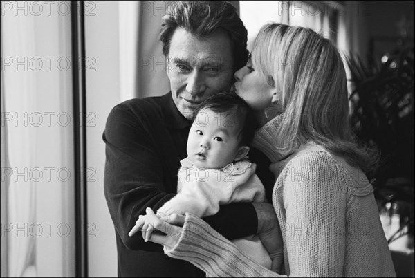 Johnny Hallyday, Laeticia et Jade