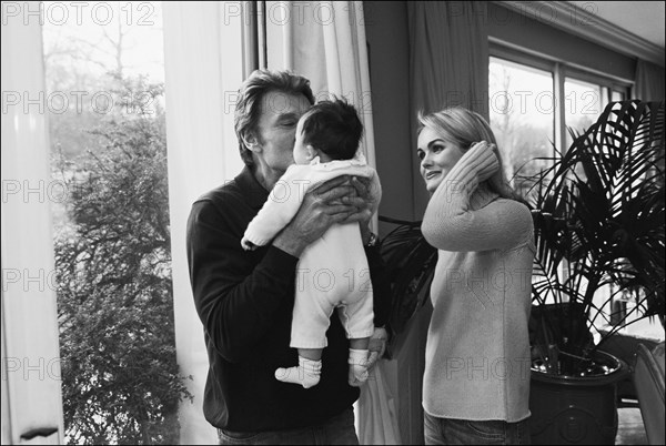 Johnny Hallyday, Laeticia et Jade