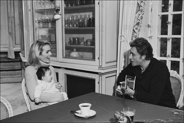 Johnny Hallyday, Laeticia et Jade