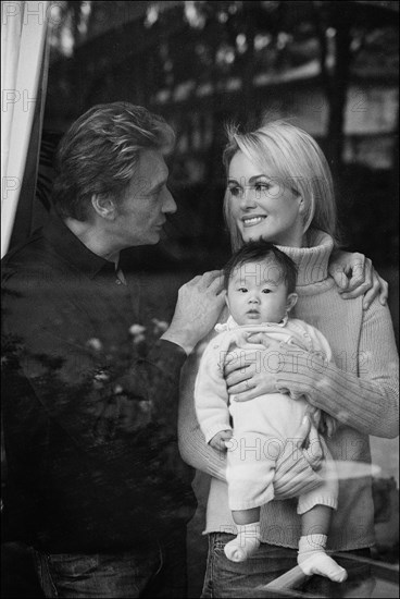 Johnny Hallyday, Laeticia et Jade