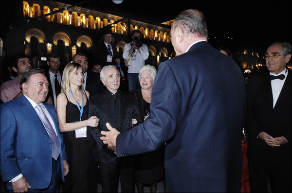 Concert de Charles Aznavour à Erevan (Arménie), le 30 septembre 2006