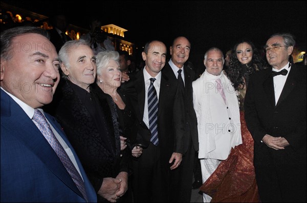 Concert de Charles Aznavour à Erevan (Arménie), le 30 septembre 2006