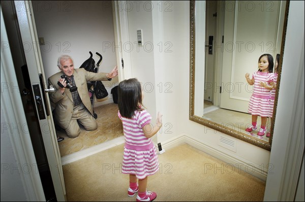 Charles Aznavour en famille à New York (2006)