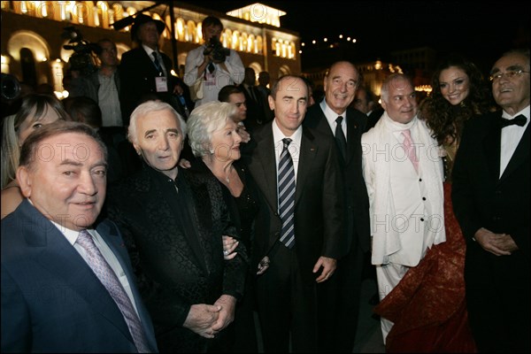 Concert de Charles Aznavour à Erevan (Arménie), le 30 septembre 2006