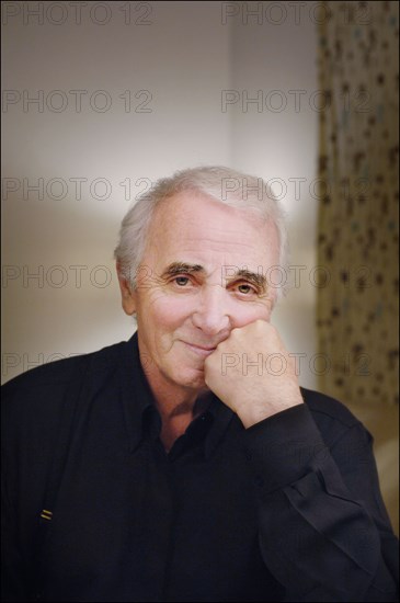 Charles Aznavour et sa fille Katia