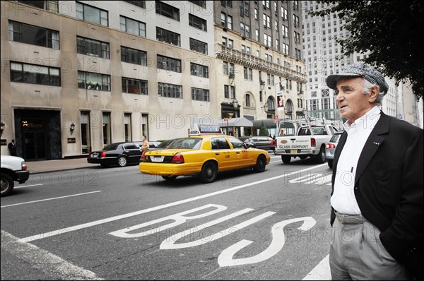 Charles Aznavour, New York, le 19 septembre 2006