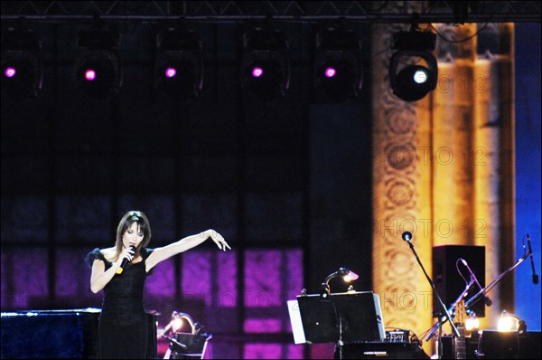 Concert de Charles Aznavour à Erevan (Arménie), le 30 septembre 2006