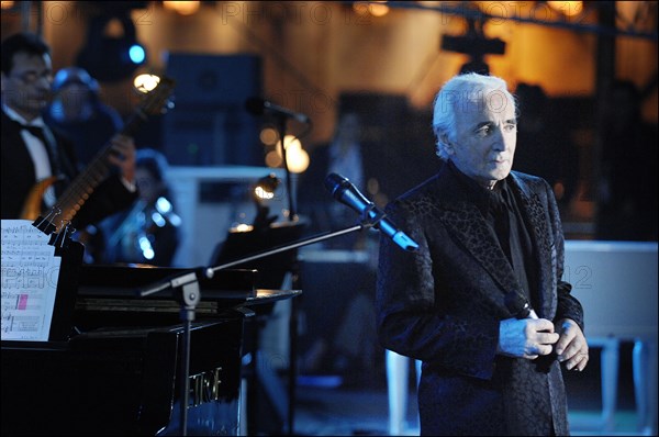 Concert de Charles Aznavour à Erevan (Arménie), le 30 septembre 2006