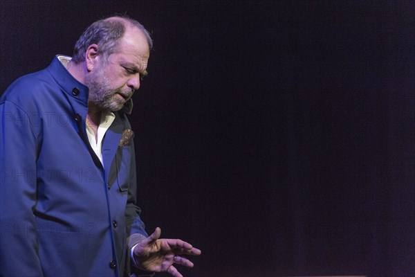 Eric Dupond Moretti en répétition au Théâtre de la Madeleine à Paris