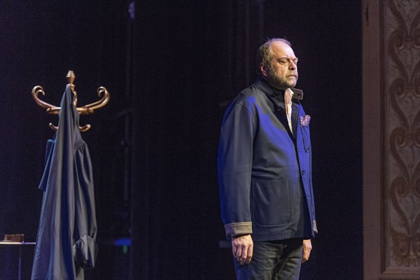 Eric Dupond Moretti en répétition au Théâtre de la Madeleine à Paris