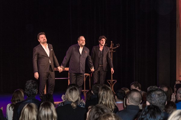 1ère du spectacle "Eric Dupond Moretti à la barre" au théâtre de la Madeleine

Philippe Lellouche
Hadrien Raccah